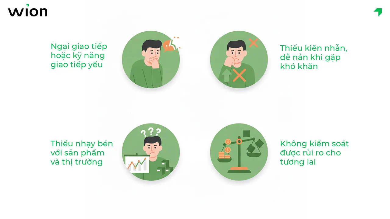 Biểu hiện người không có duyên buôn bán