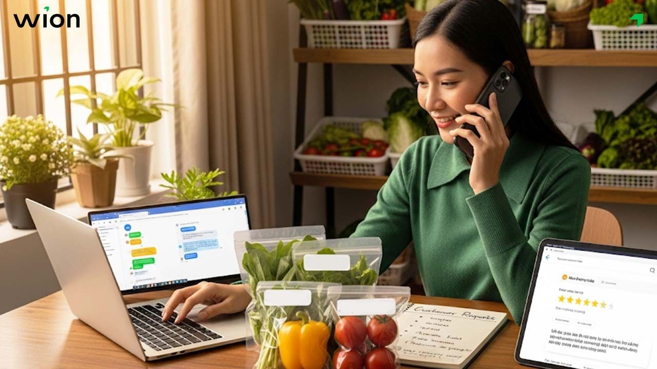 Chăm sóc khách hàng trước, trong và sau khi bán hoa quả online