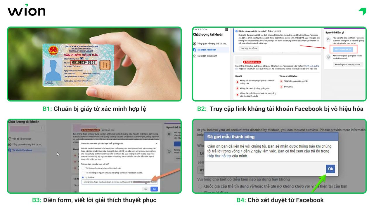Hướng dẫn cách kháng nghị tài khoản facebook bị vô hiệu hóa cho tài khoản cá nhân
