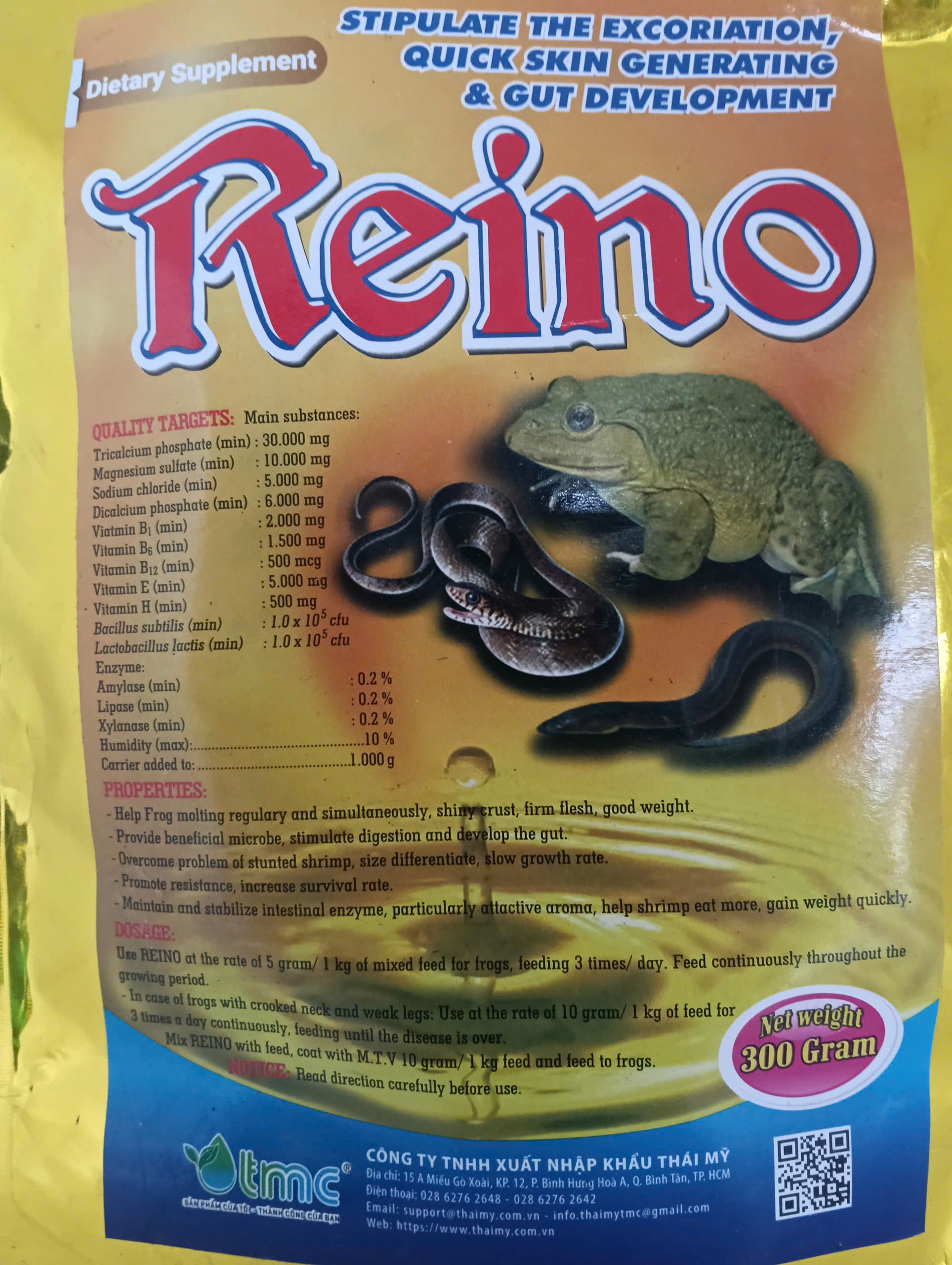 sản phẩm reino cho ếch ngừa quẹo cổ chân yếu hiệu quả