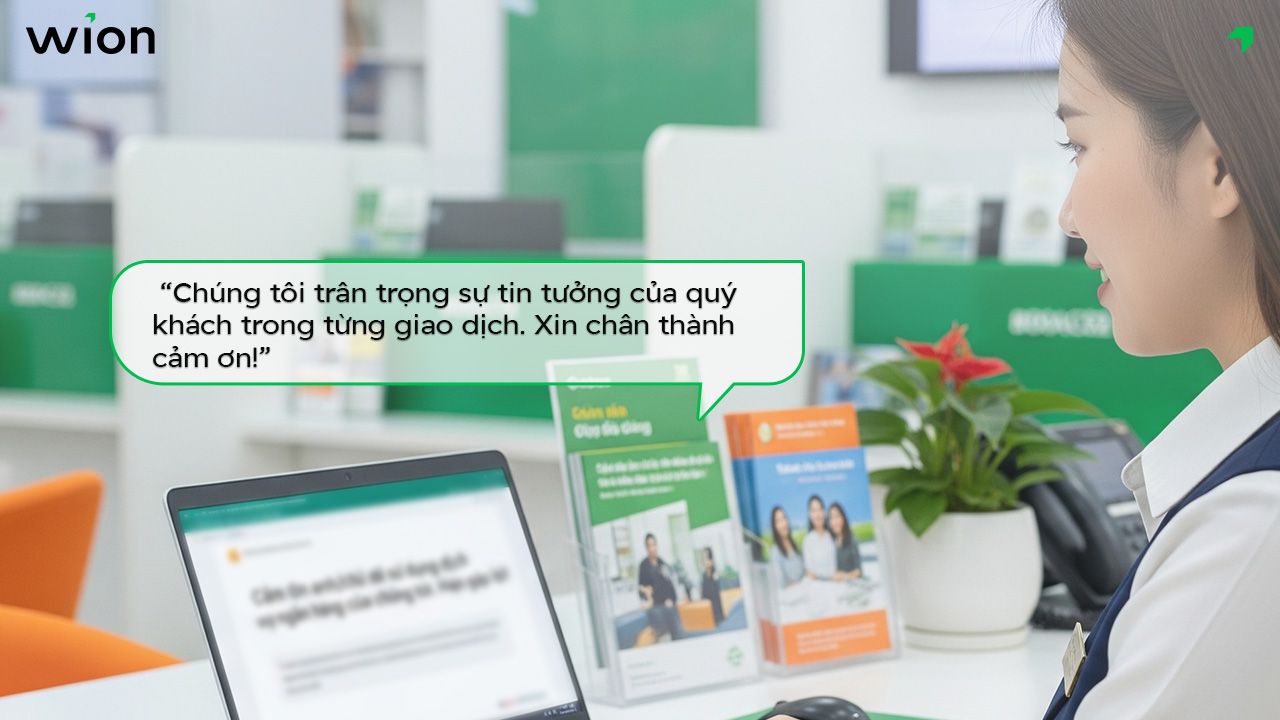 Mẫu tin nhắn tri ân cho khách hàng ngành ngân hàng