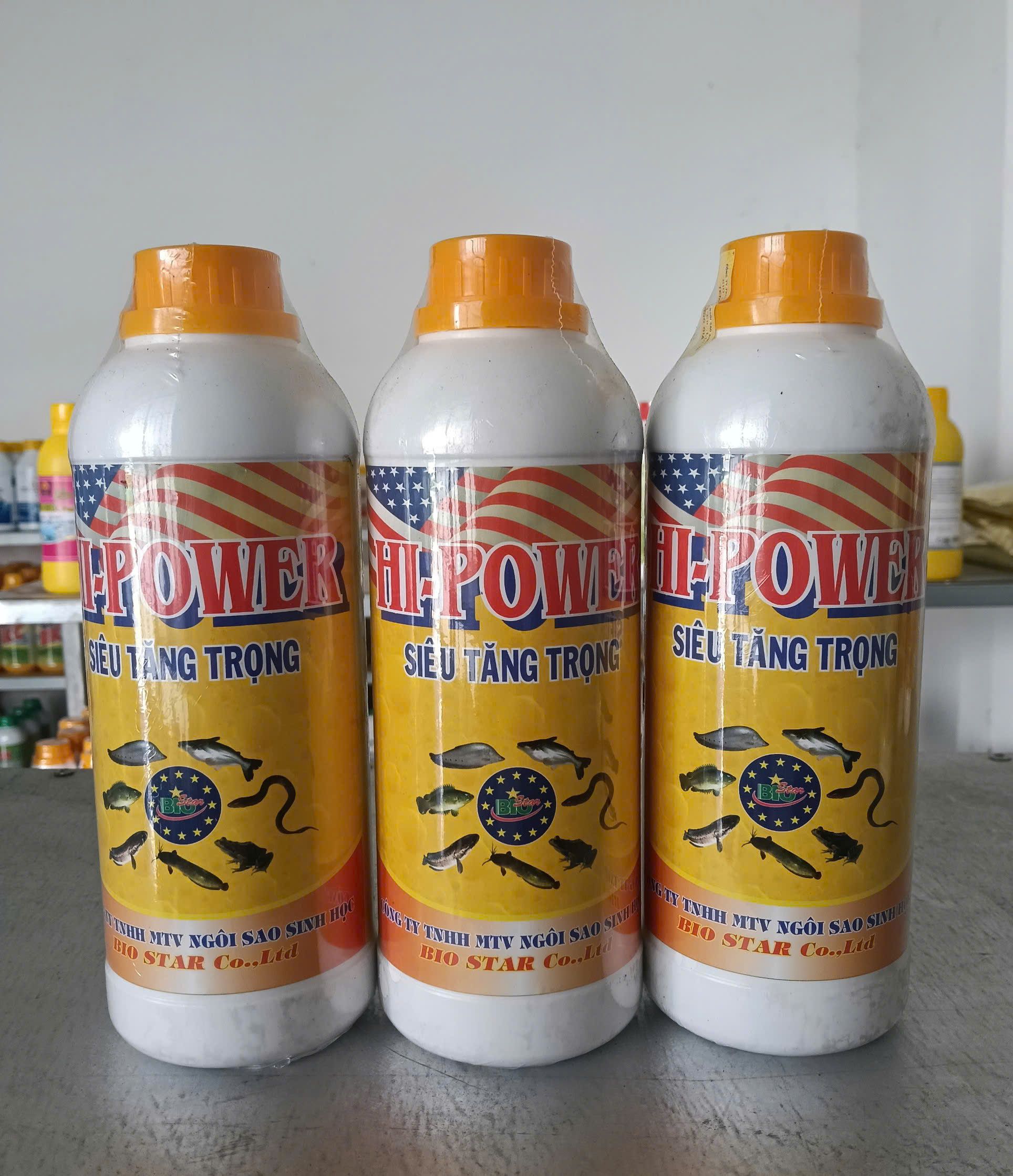 hi power siêu tăng trọng cho cá tôm lươn ếch giúp tăng trưởng nhanh