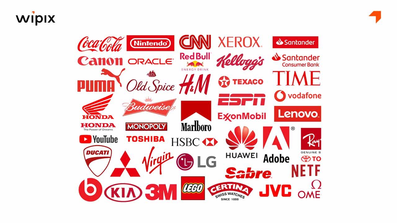 Ví dụ giao diện sử dụng màu đỏ hiệu quả