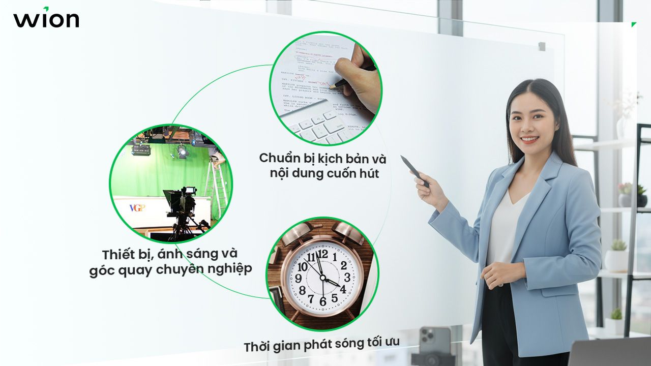 Những yếu tố quyết định một buổi livestream thành công