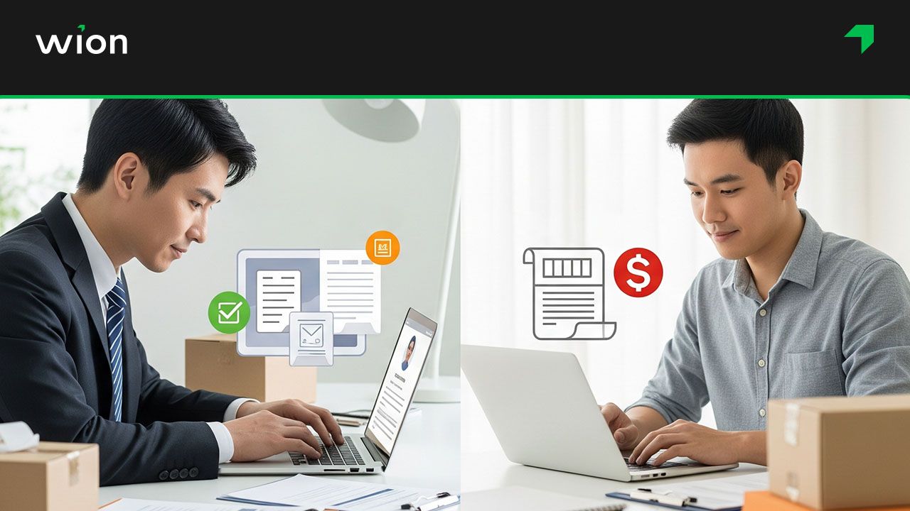 Điều kiện nhận hóa đơn hợp lệ trên Shopee