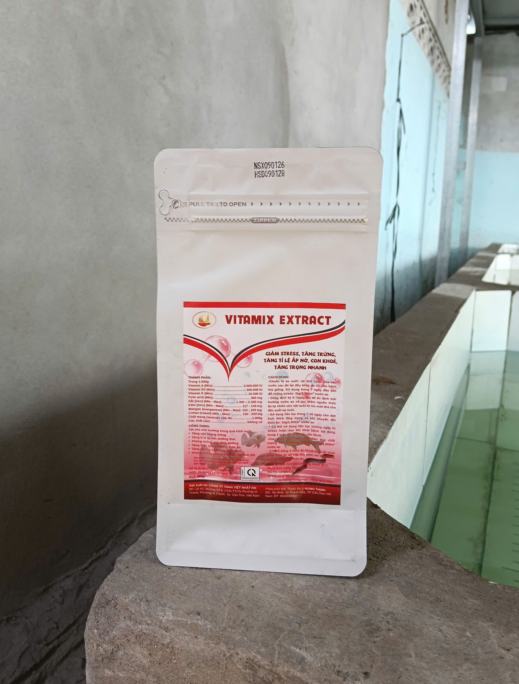 Vitamix Extract tăng trứng tăng tỷ lệ nở cho tôm cá