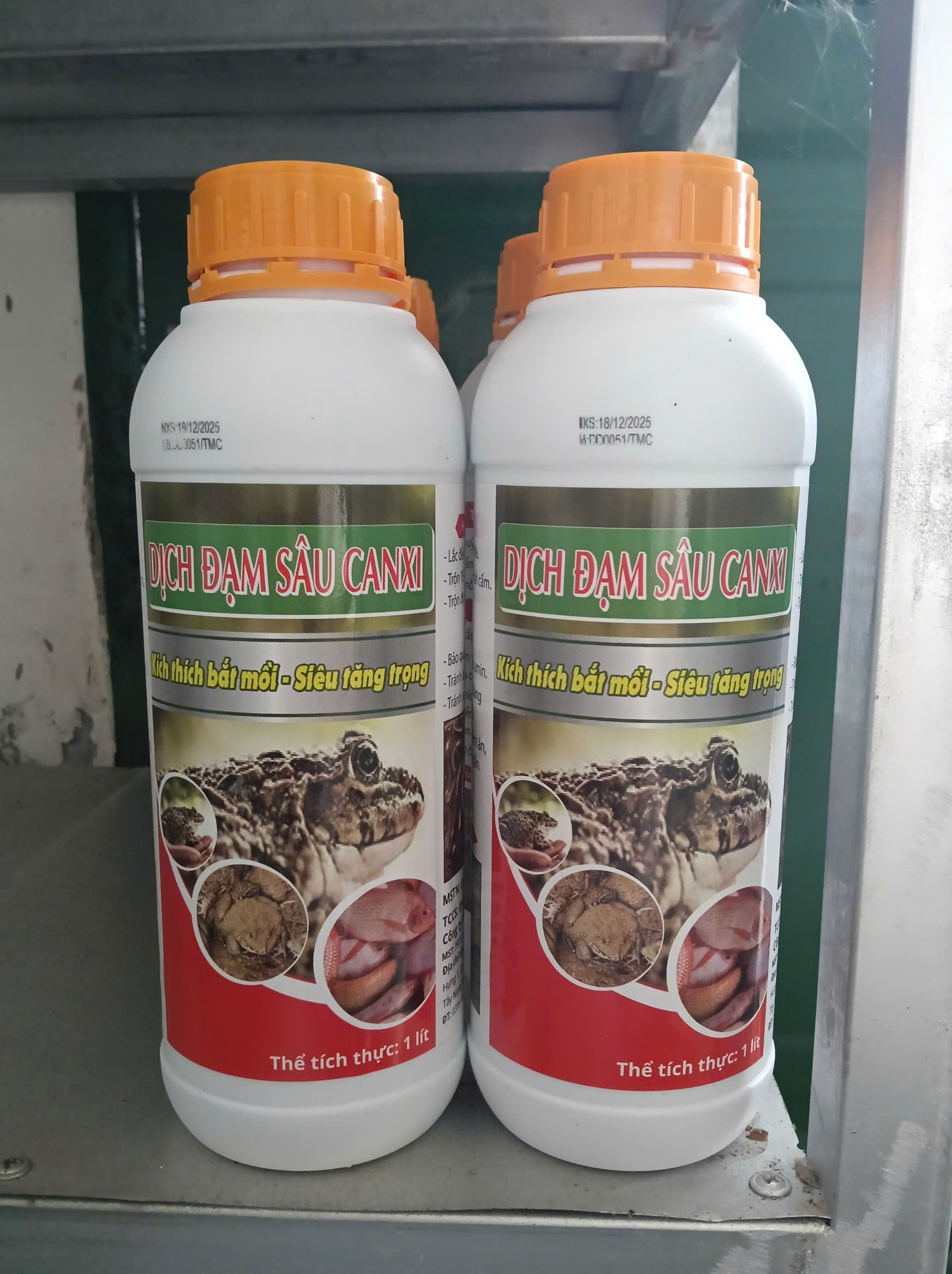 Dịch đạm sâu canxi thủy sản kích thích bắt mồi tăng trọng nhanh