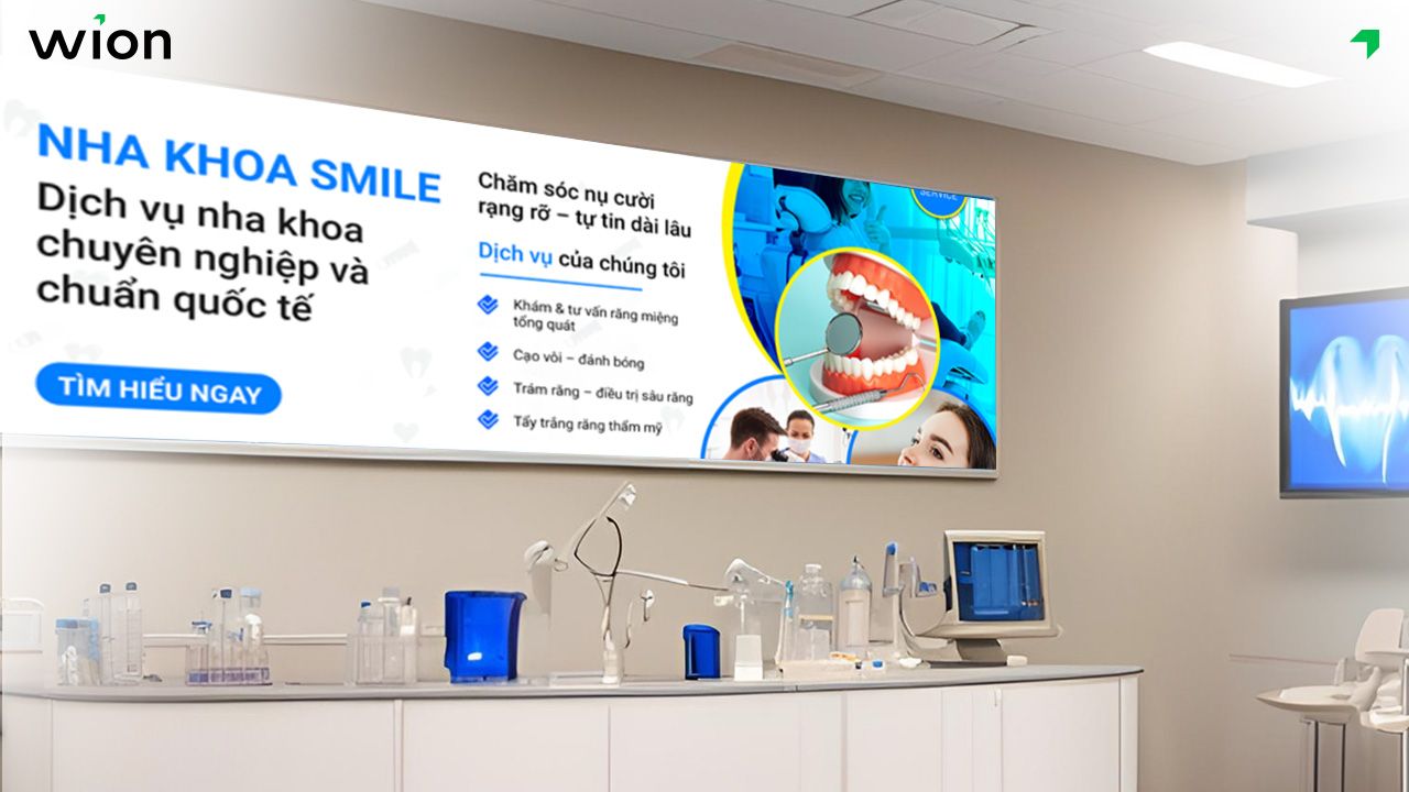 Nguyên tắc thiết kế banner nha khoa chuyên nghiệp
