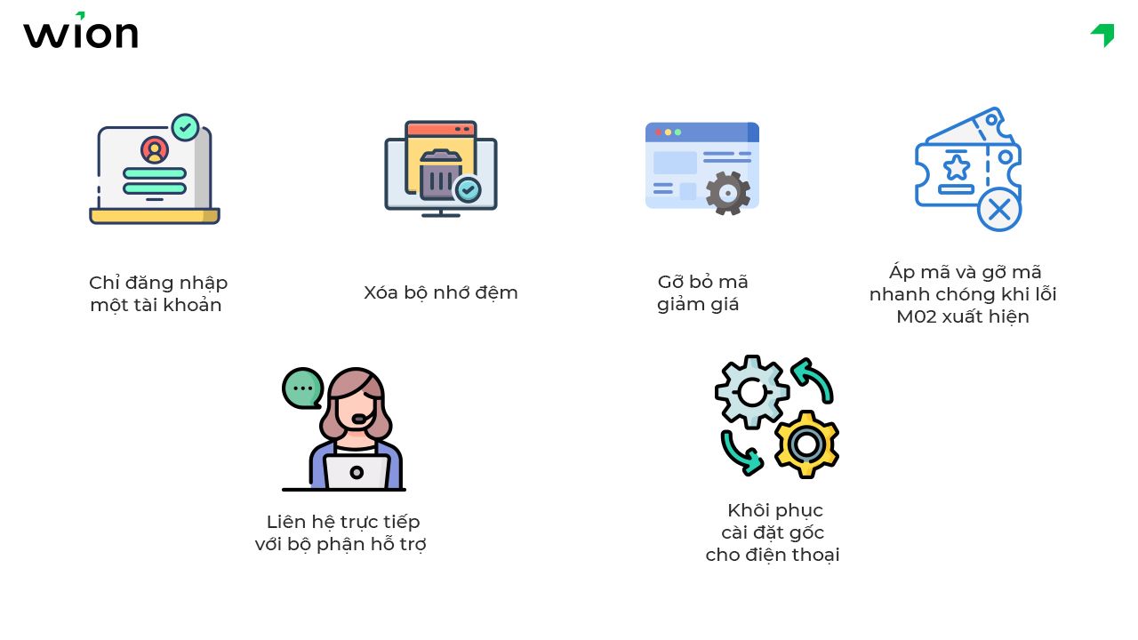 Cách khắc phục lỗi M02 trên Shopee