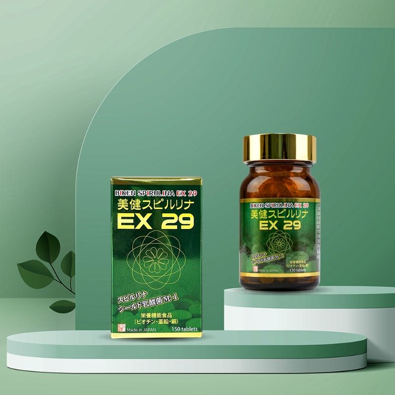 vien-uong-tao-xoan-biken-spirulina-ex-29-nhat-ban-2