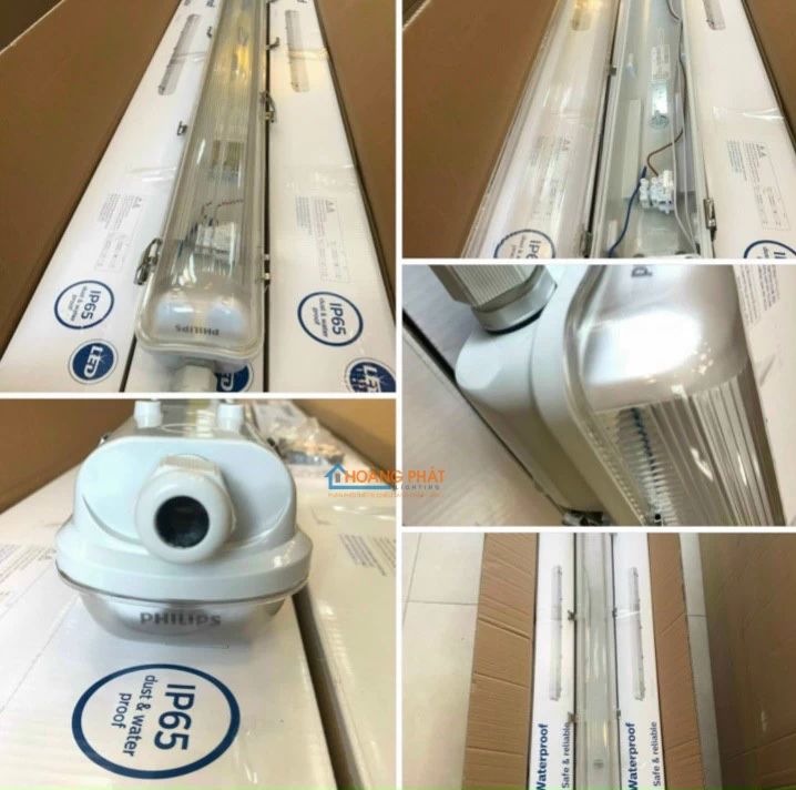 Đèn chống thấm WT069C SE 2XTLED Bare 1m2 GM Philips IP65