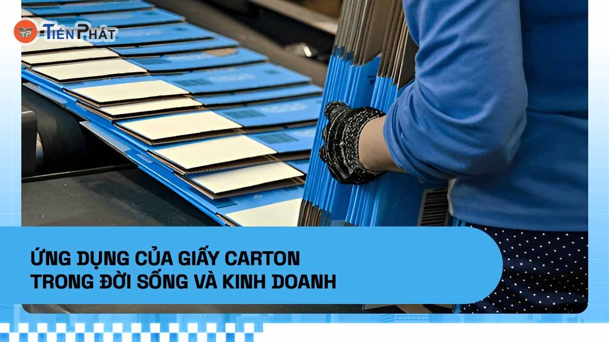 Ứng dụng của giấy carton trong đời sống và kinh doanh