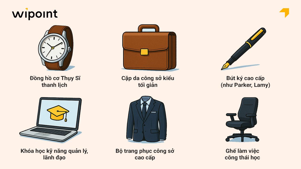 Quà tặng sinh nhật cho nam 30 tuổi đang phát triển sự nghiệp