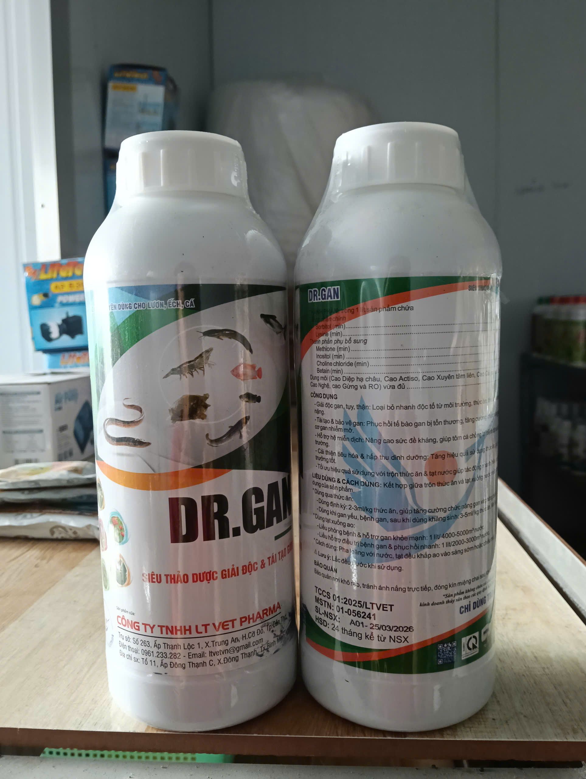 Sản phẩm DR.GAN bổ gan giải độc thủy sản