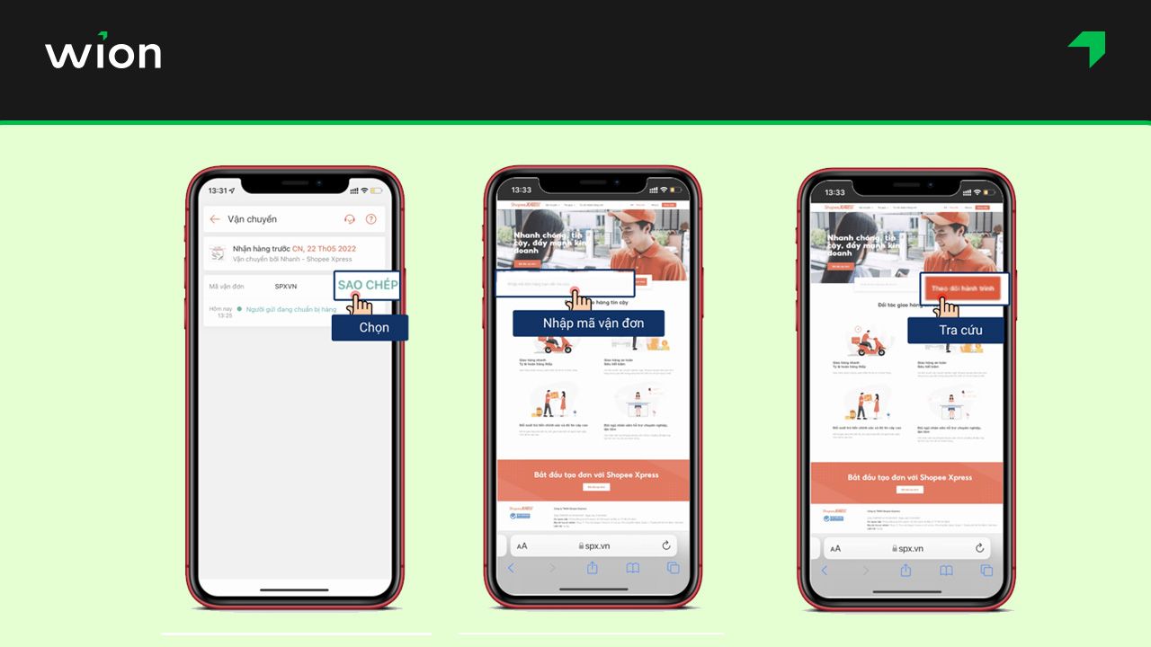 Tra cứu đơn hỏa tốc Shopee qua mã vận đơn