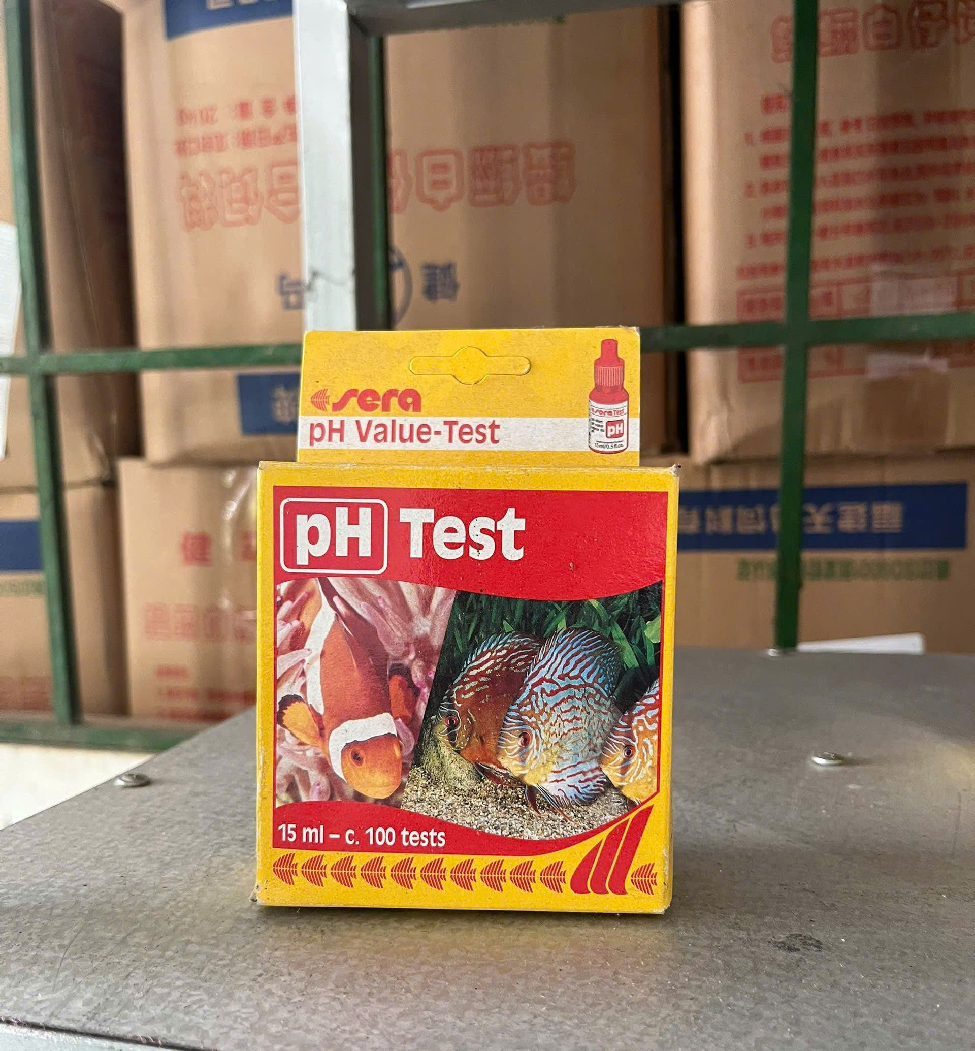 Bộ test pH Sera đo độ pH nước hồ cá và nuôi trồng thủy sản