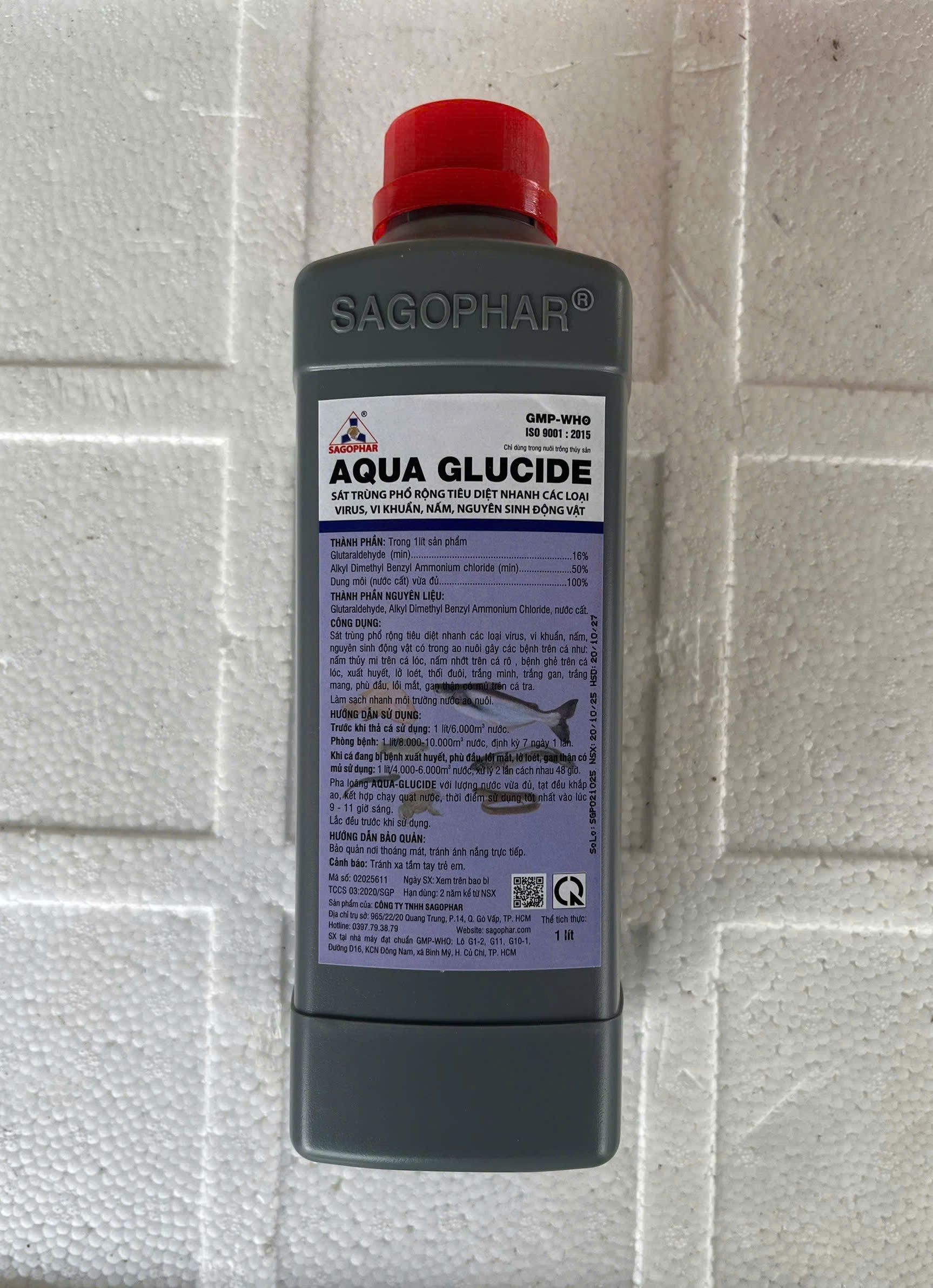 Thành phần và công dụng AQUA GLUCIDE thủy sản