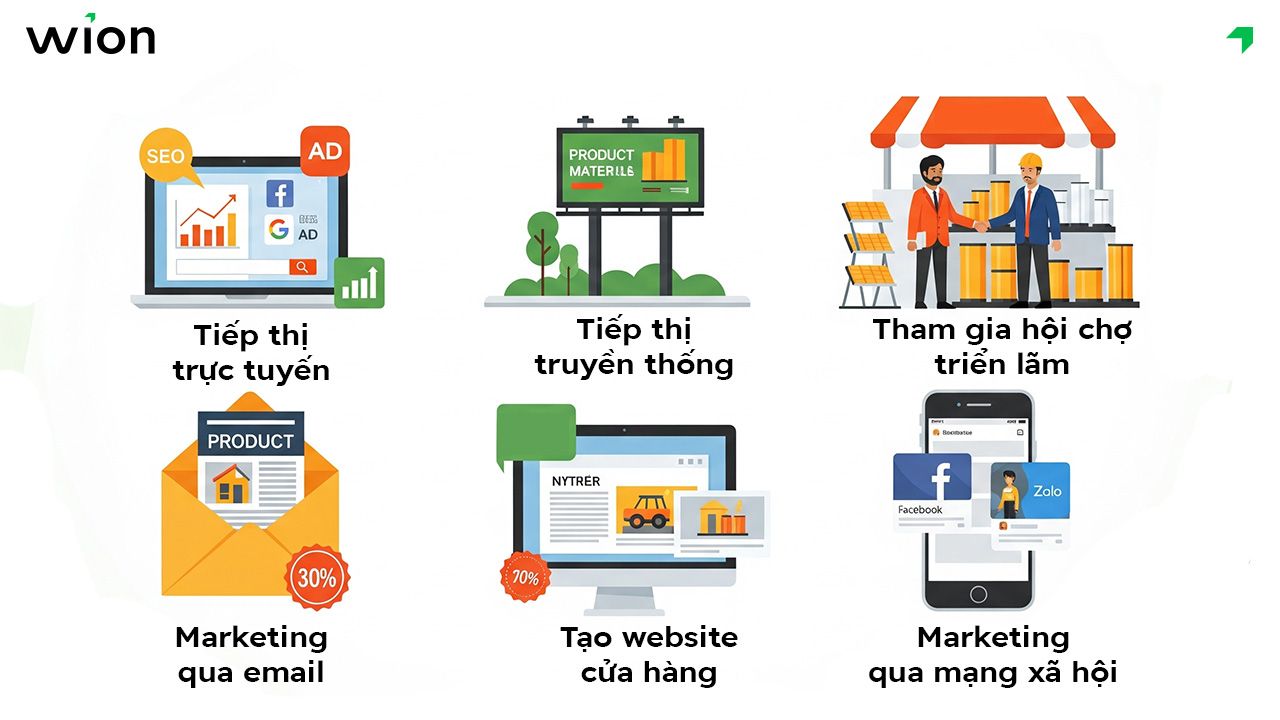 Cách kinh doanh vật liệu xây dựng hiệu quả với kế hoạch tiếp thị cụ thể