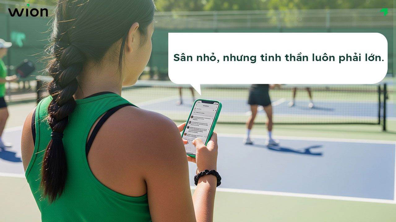 Stt hay về Pickleball truyền cảm hứng