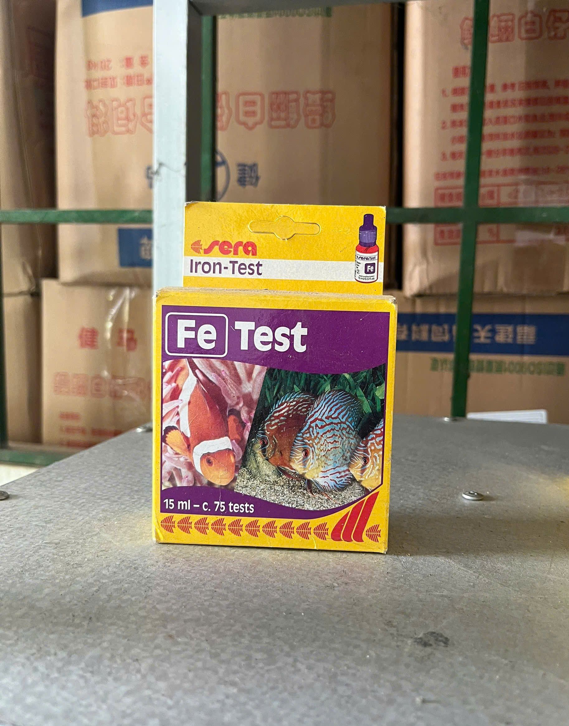 Bộ test Sera Fe Test kiểm tra sắt trong nước thủy sản
