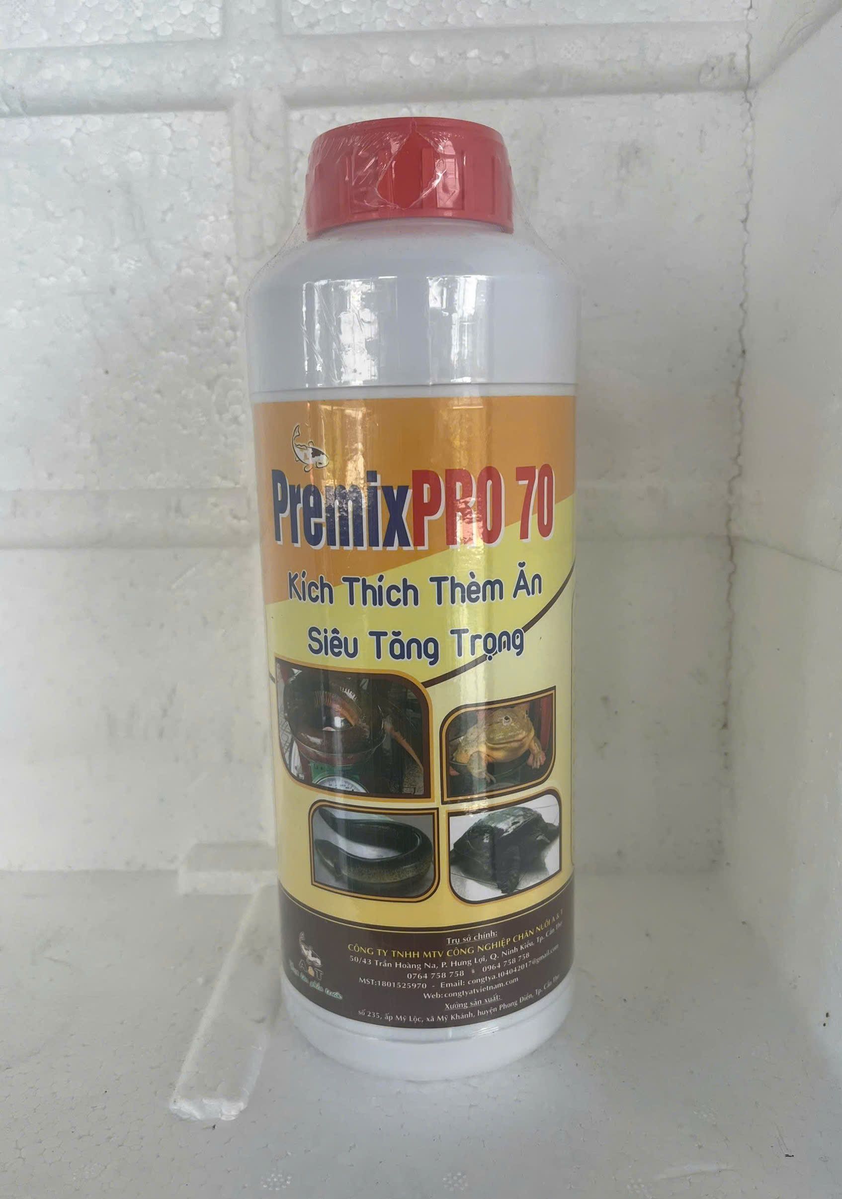 Premix Pro 70 kích thích ăn tăng trọng cho tôm cá