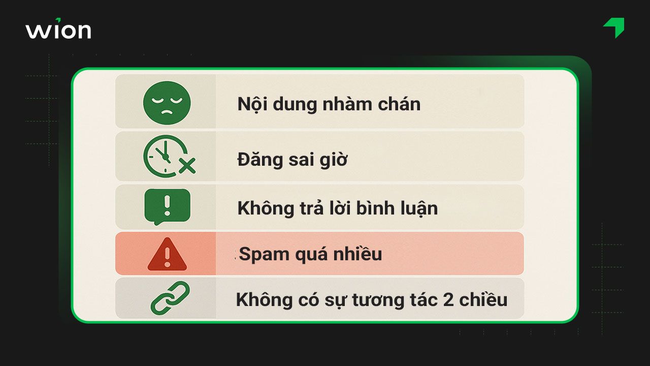 Những nguyên nhân chính làm làm tương tác trên Facebook giảm cần lưu ý