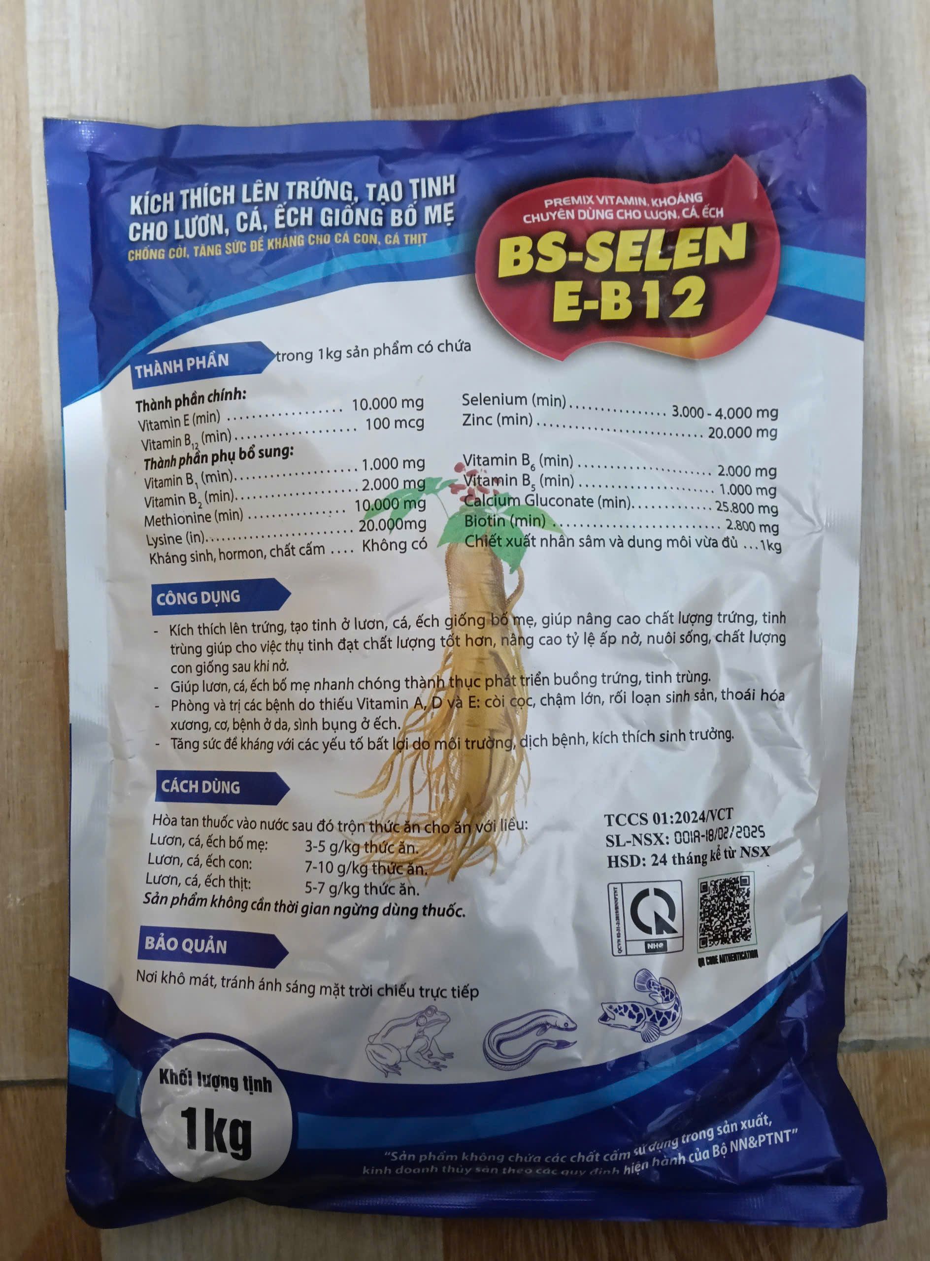 BS Selen E B12 thành phần công dụng