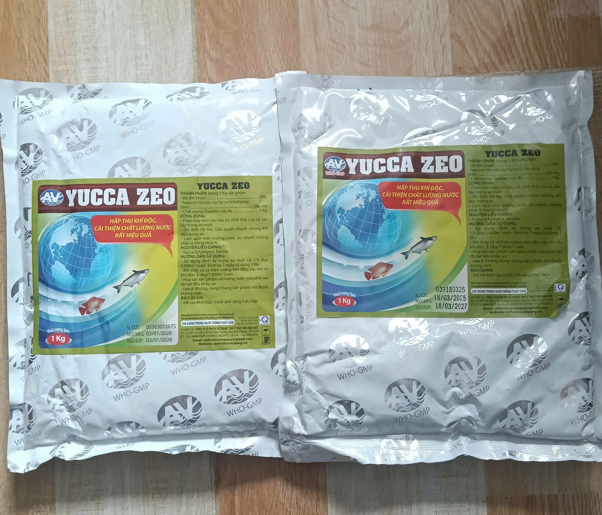 Yucca Zeo chế phẩm xử lý môi trường ao nuôi