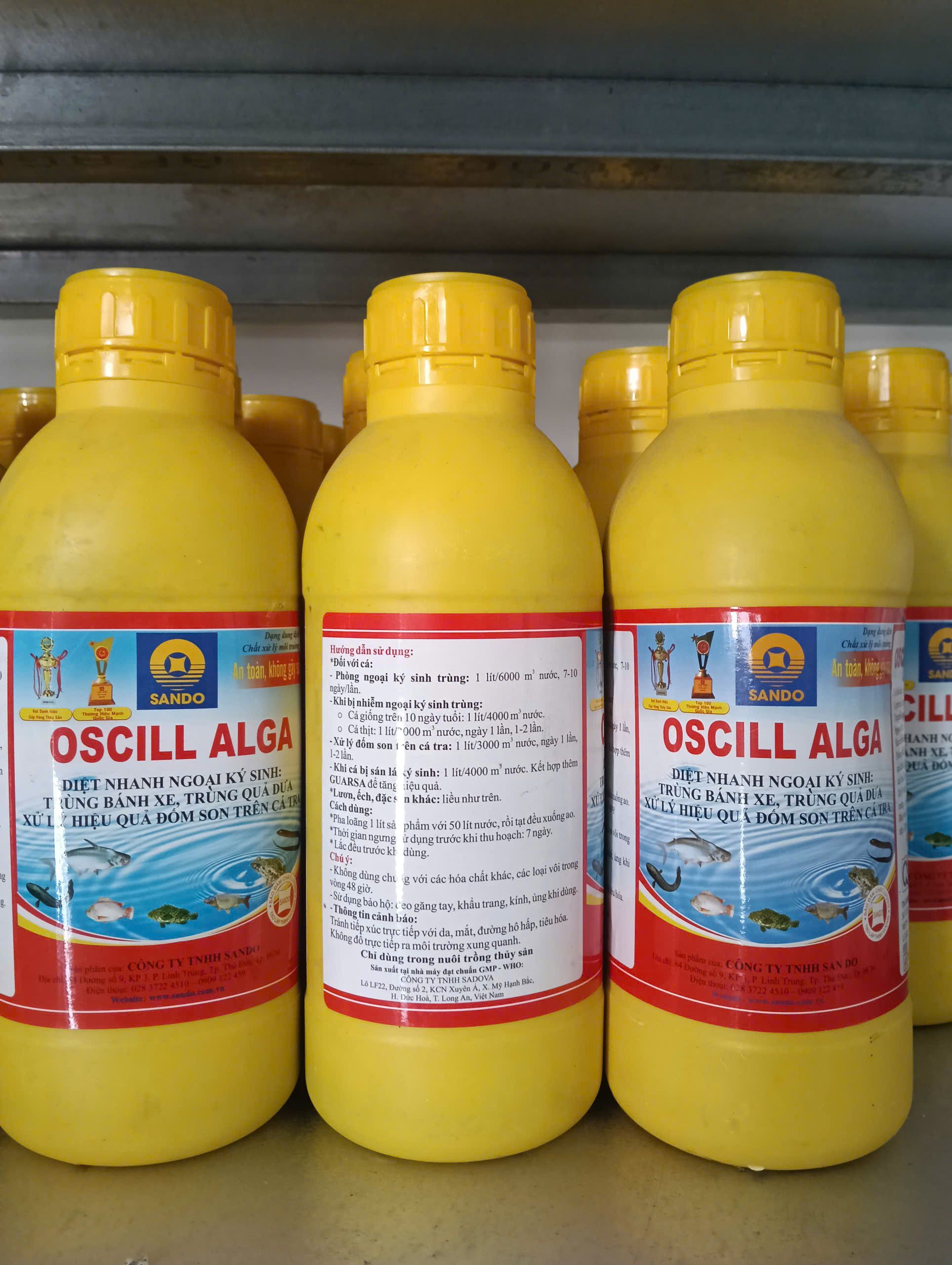 Hướng dẫn sử dụng OSCILL ALGA diệt ký sinh trùng thủy sản
