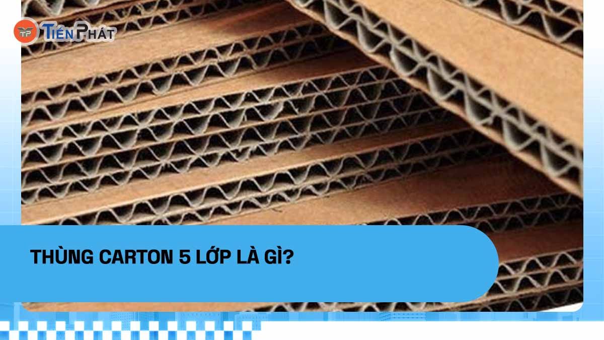 Thùng carton 5 lớp là gì?
