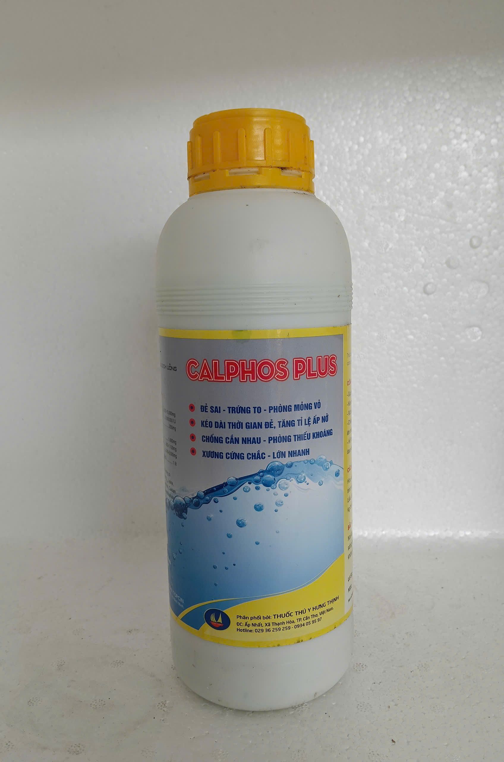 CALPHOS PLUS bổ sung canxi photpho vitamin D3 cho vật nuôi