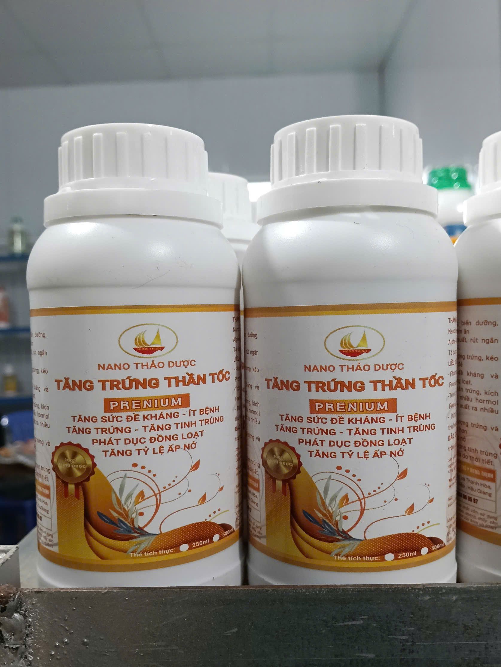 Nano thảo dược tăng trứng thần tốc Prenium cho tôm cá