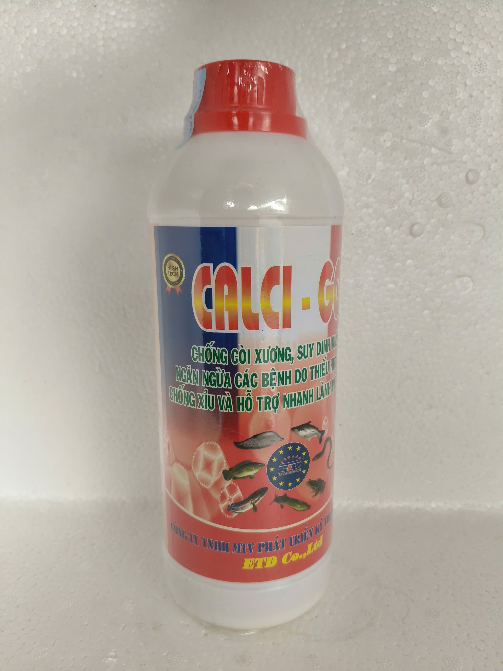 CALCI GOLD 1 lít bổ sung canxi vitamin D cho thủy sản