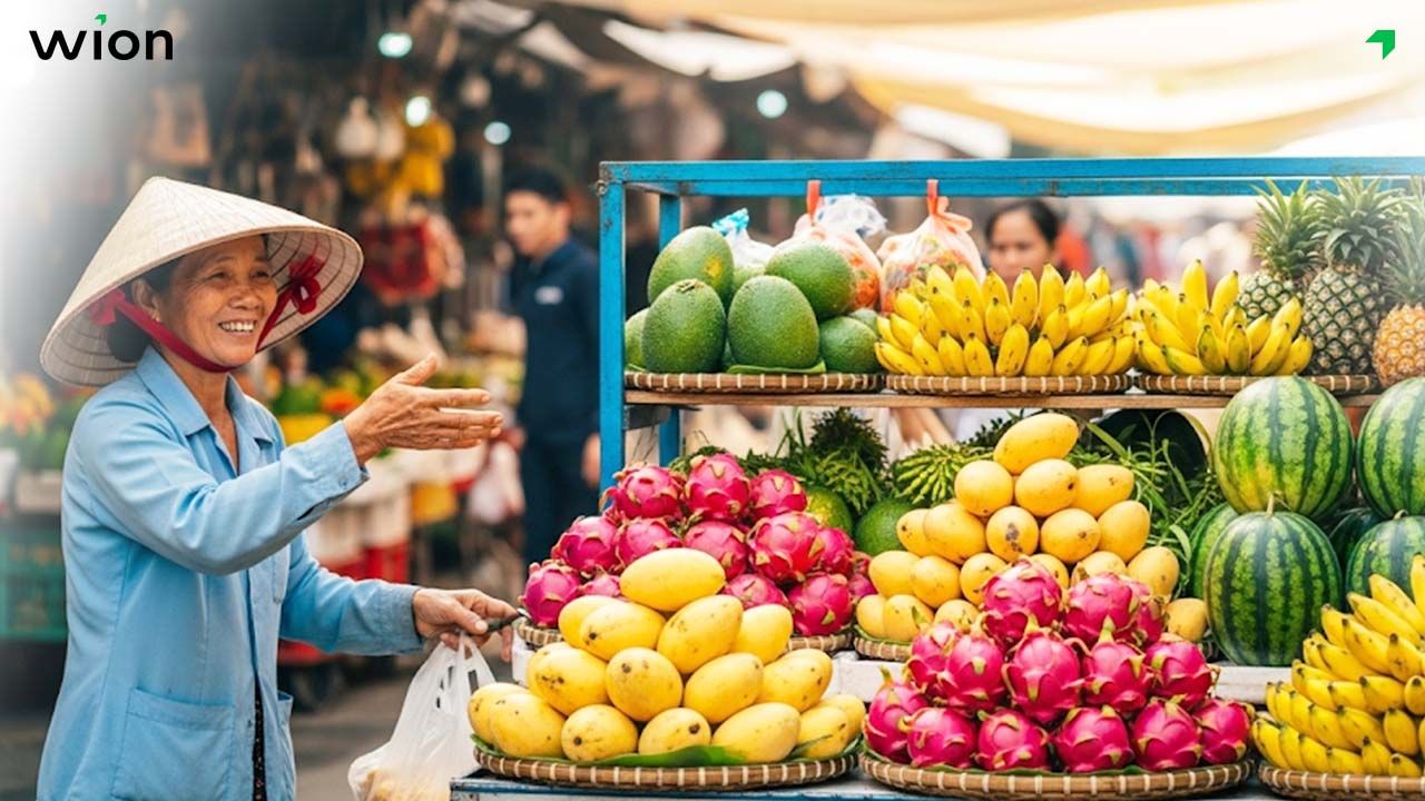 Xe đẩy, xe bán trái cây lưu động