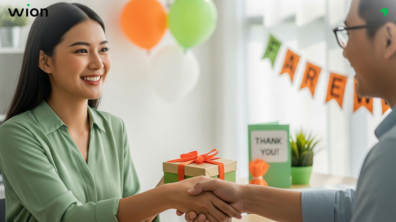 Tặng quà chia tay đồng nghiệp nam