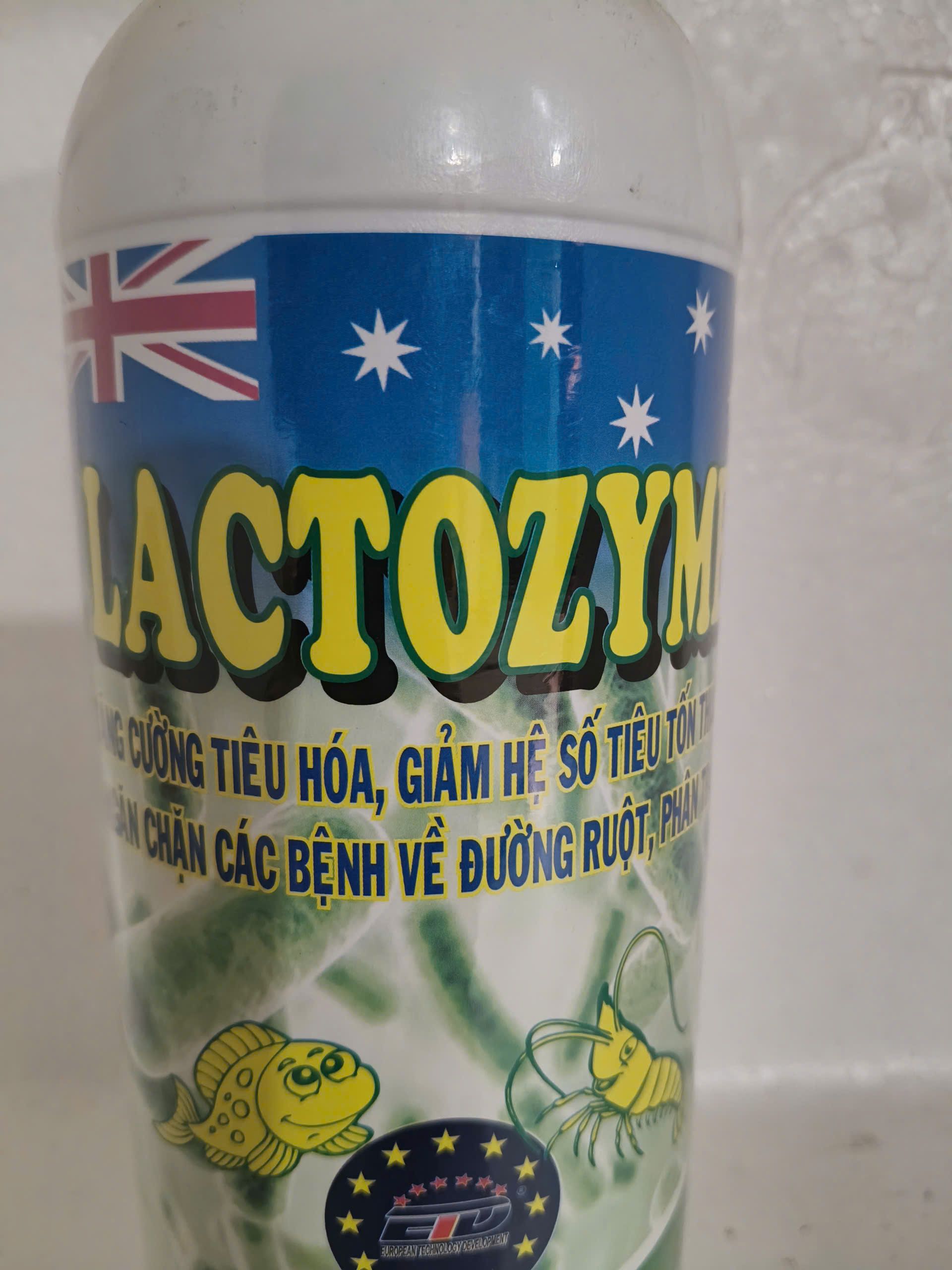 Lactozyme 1 lít tăng cường tiêu hóa giảm FCR cho tôm cá