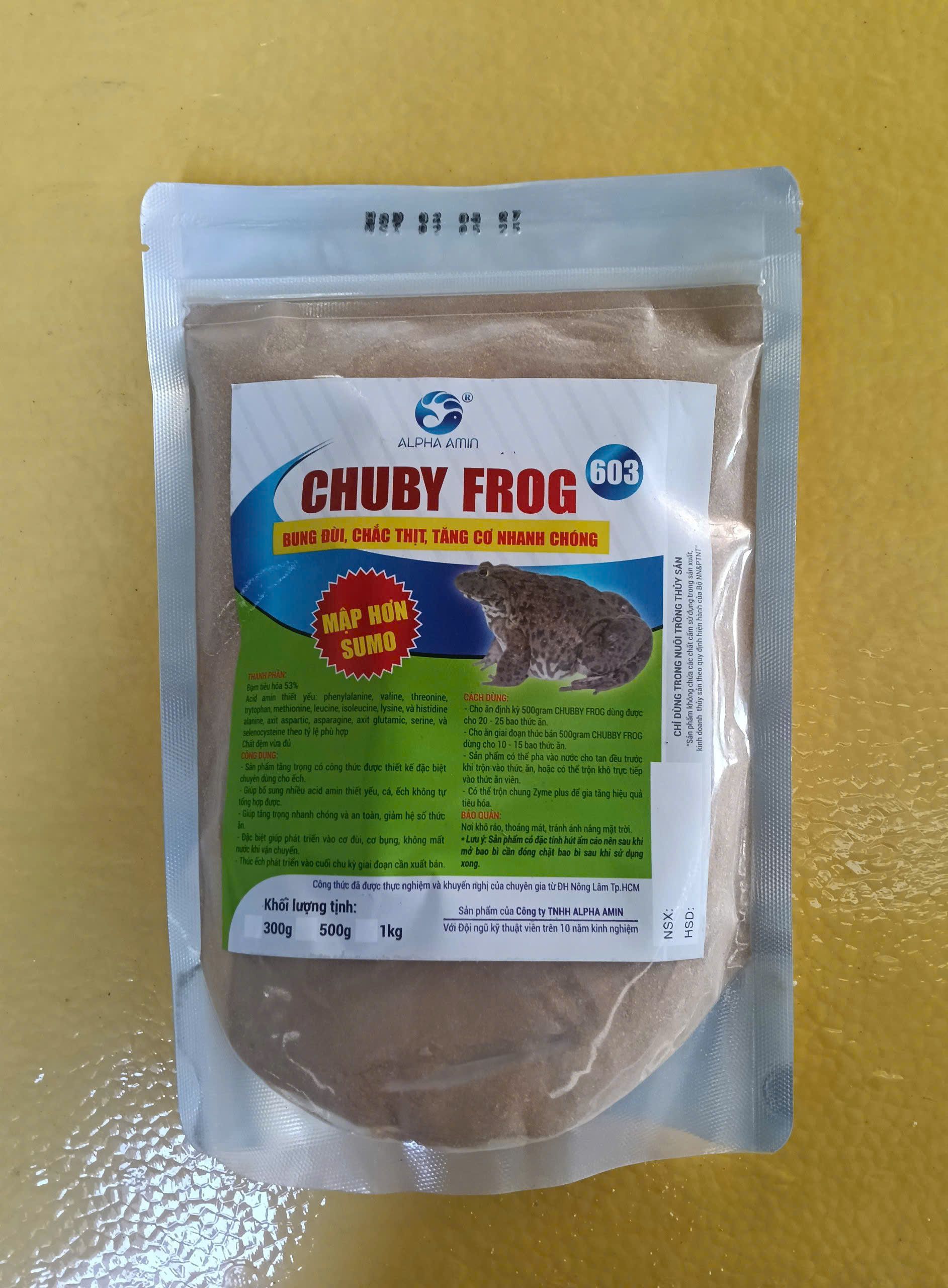 CHUBY FROG 603 Alpha Amin tăng trọng cho ếch nuôi nhanh lớn