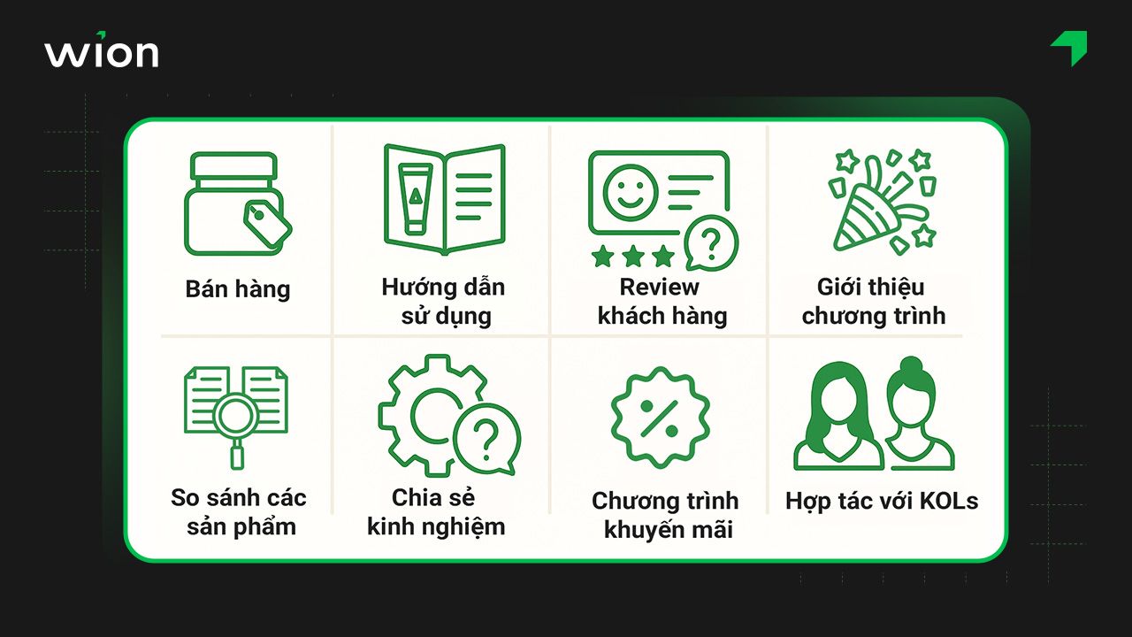 Các loại và gợi ý mẫu content mỹ phẩm hay, thu hút khách hàng