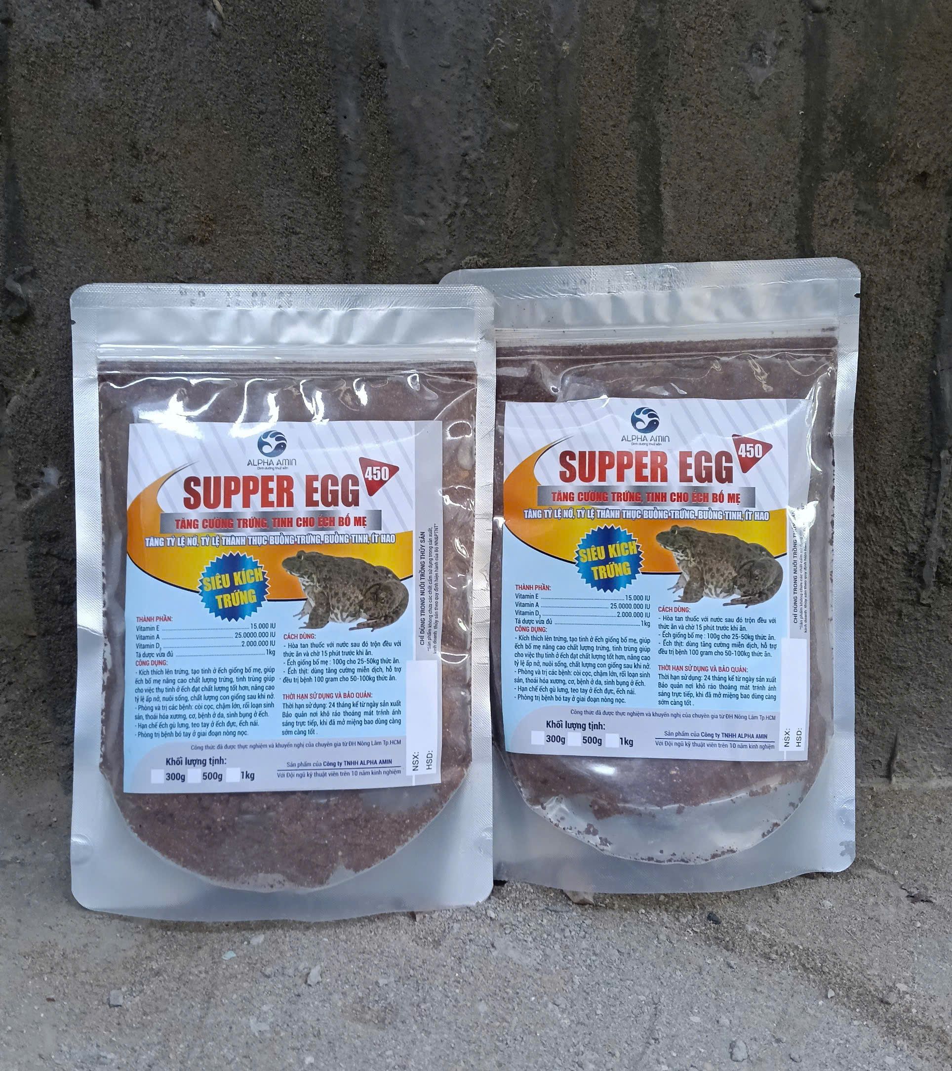 Supper Egg 450 tăng tỷ lệ đẻ trứng ếch giống