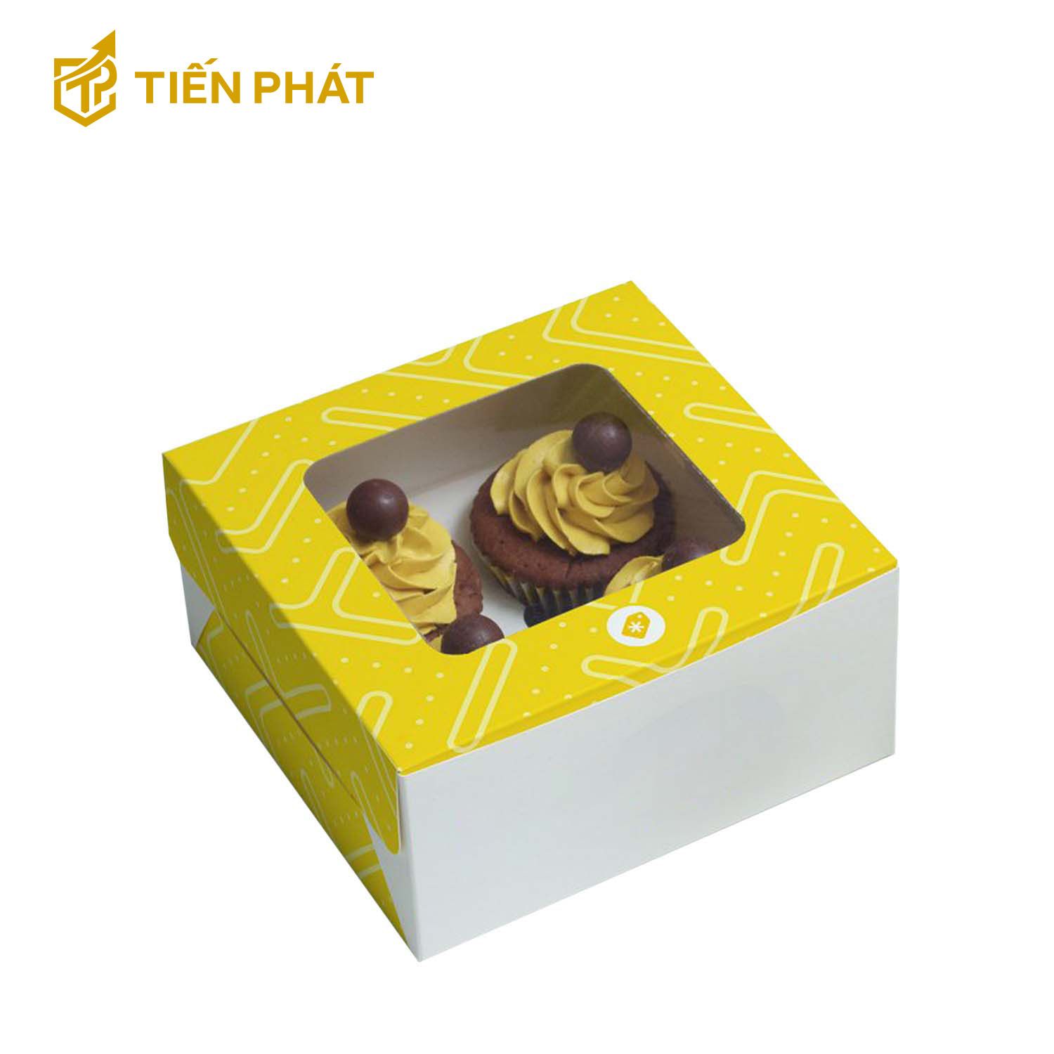 hop-giay-dung-banh-cupcake-mau-vang-hoa-tiet-don-gian