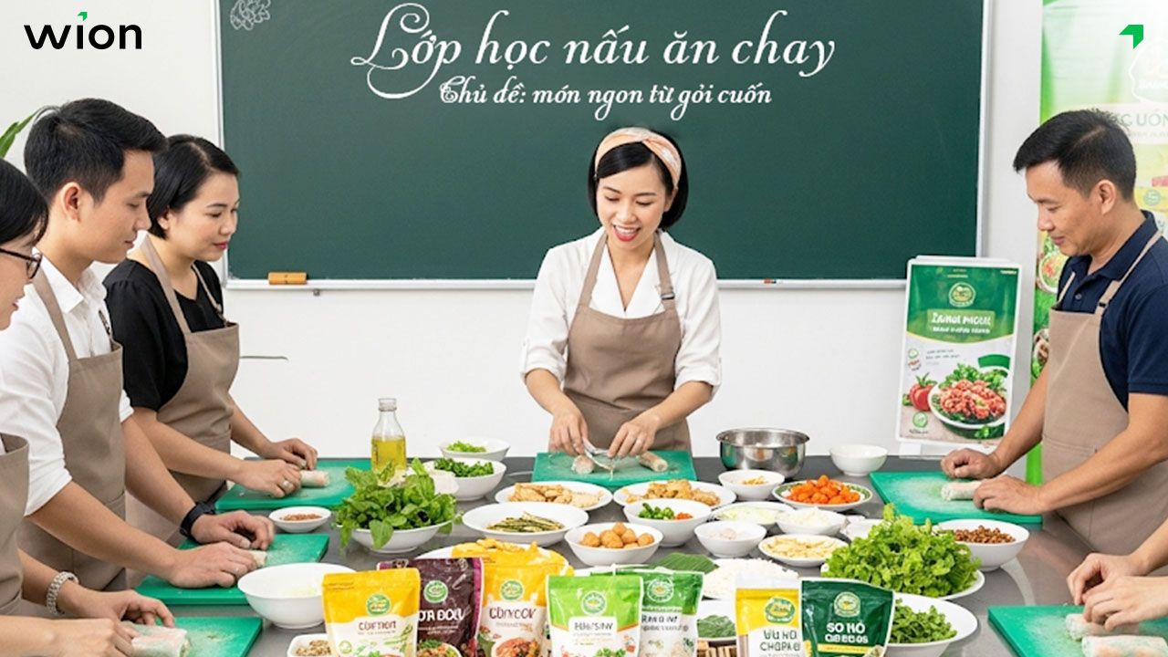 Cung cấp thực phẩm chay cho các lớp dạy nấu ăn chay