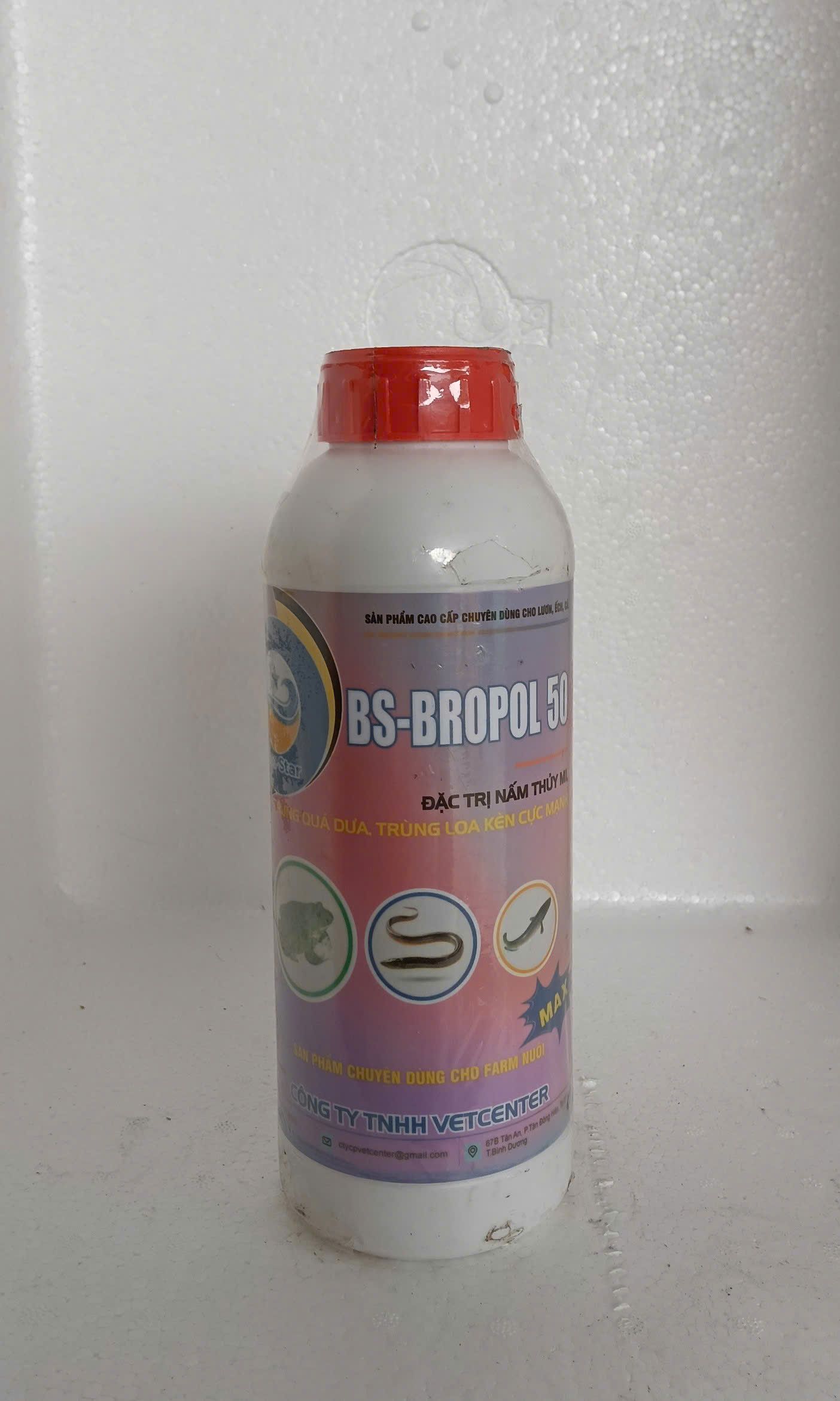 BS BROPOL 50 đặc trị nấm thủy mi cho cá lươn hiệu quả