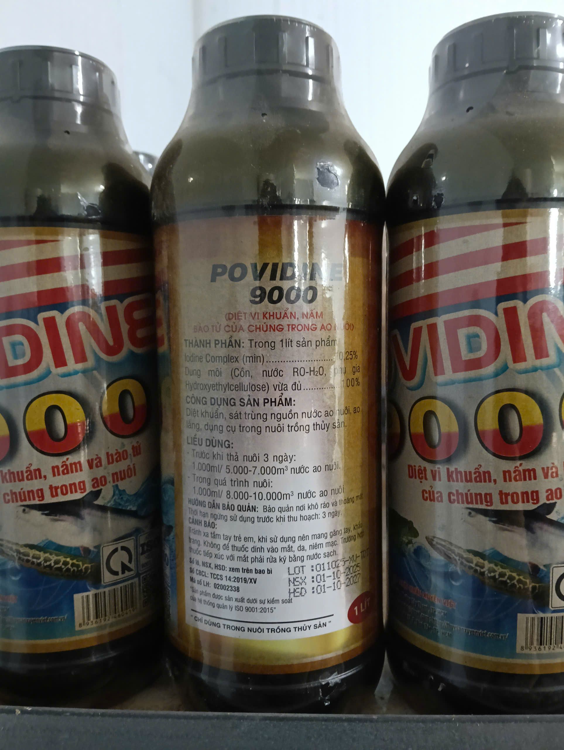 Iodine Povidine 9000 thành phần công