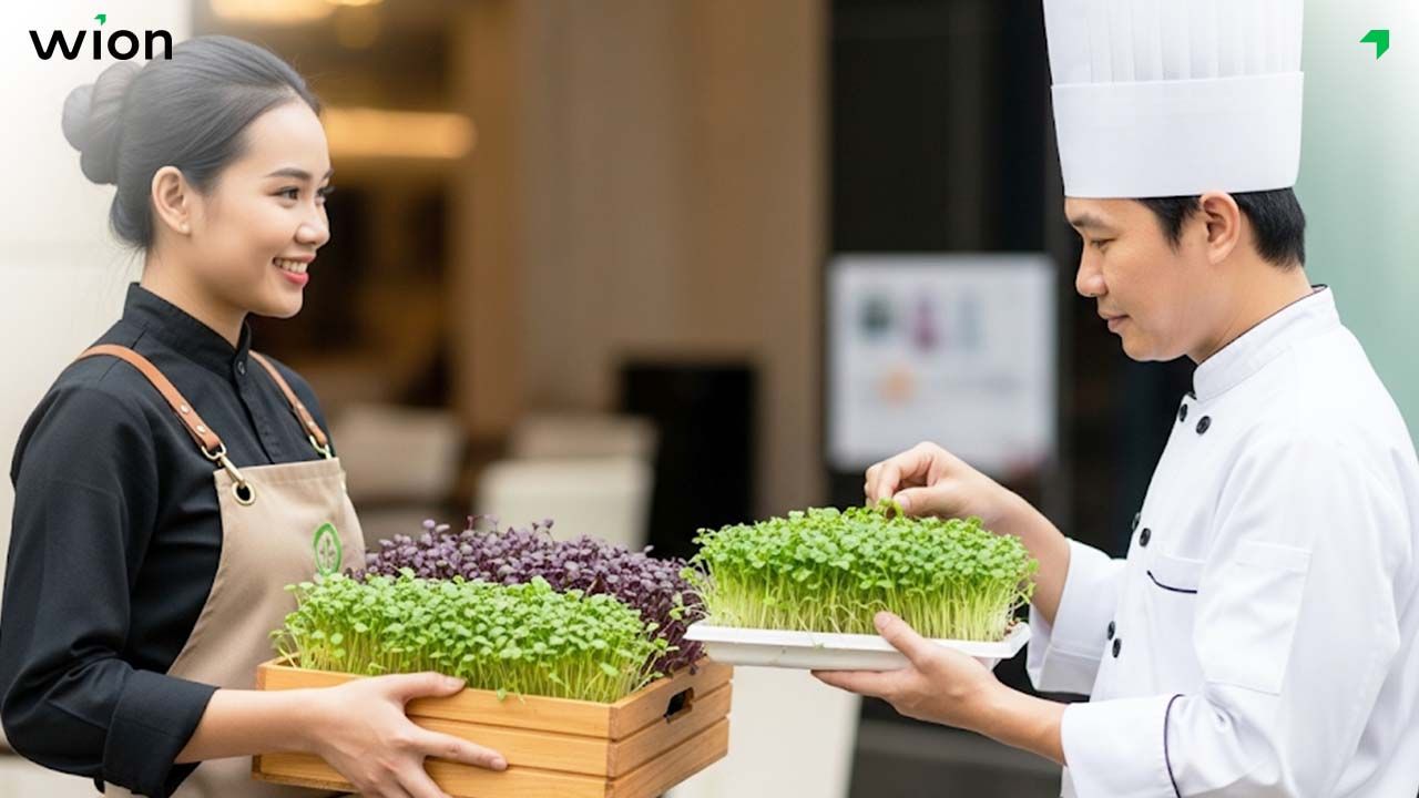 Cung cấp rau mầm cho nhà hàng, khách sạn