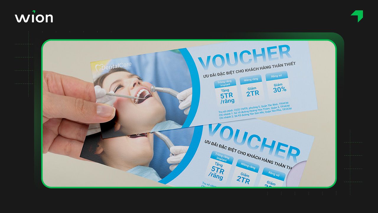 Ý tưởng mẫu voucher nha khoa quà tặng độc đáo cho khách hàng
