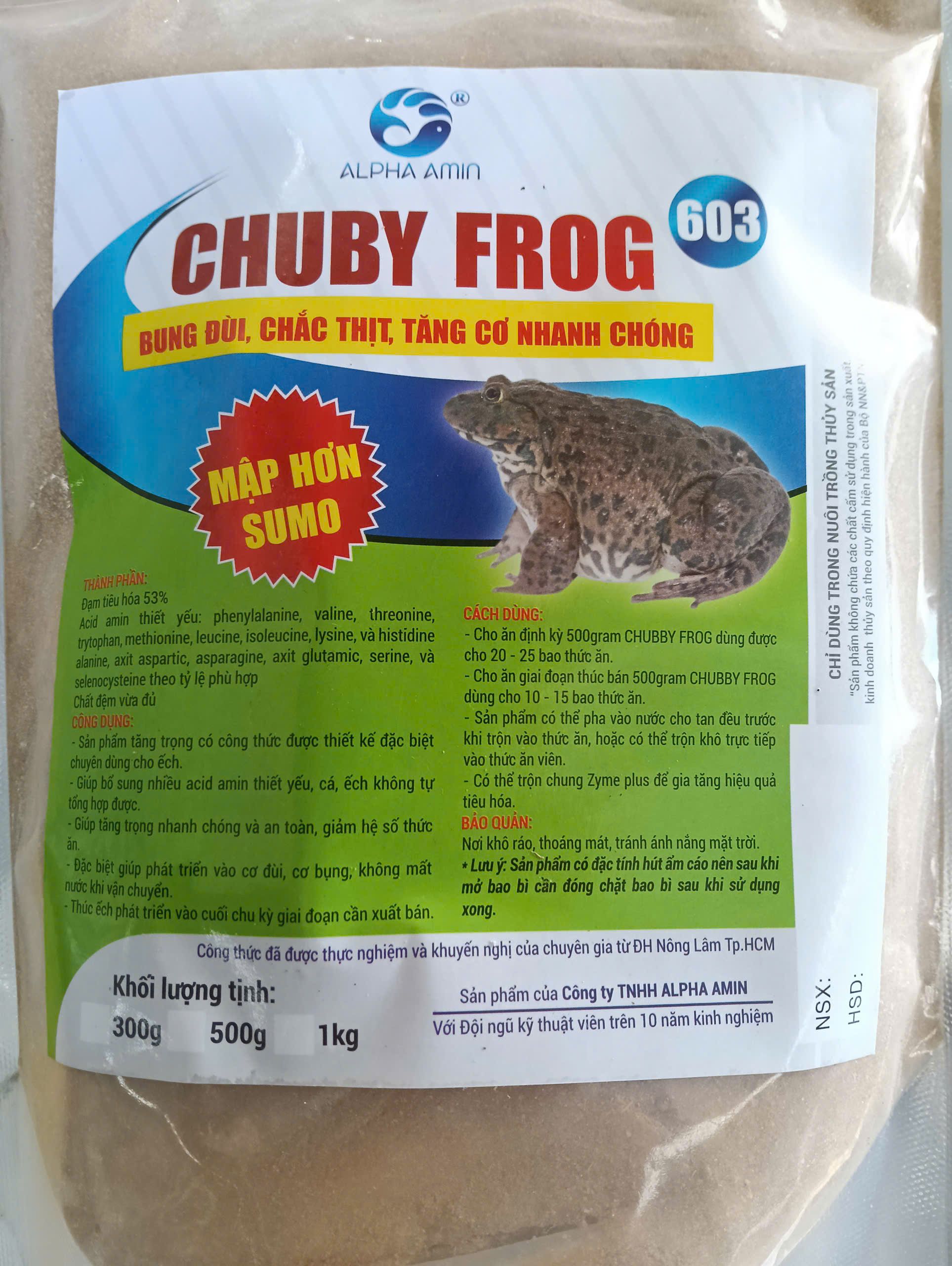 CHUBY FROG 603 thành phần và công dụng