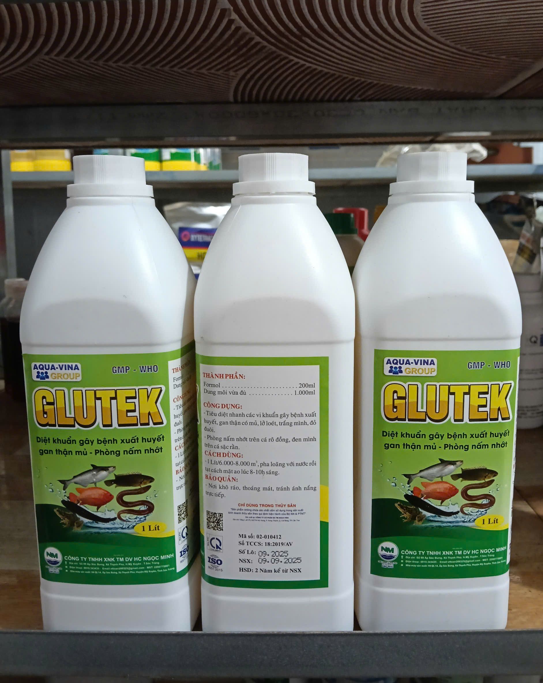 Thuốc GLUTEK xử lý gan thận mủ nấm nhớt hiệu quả