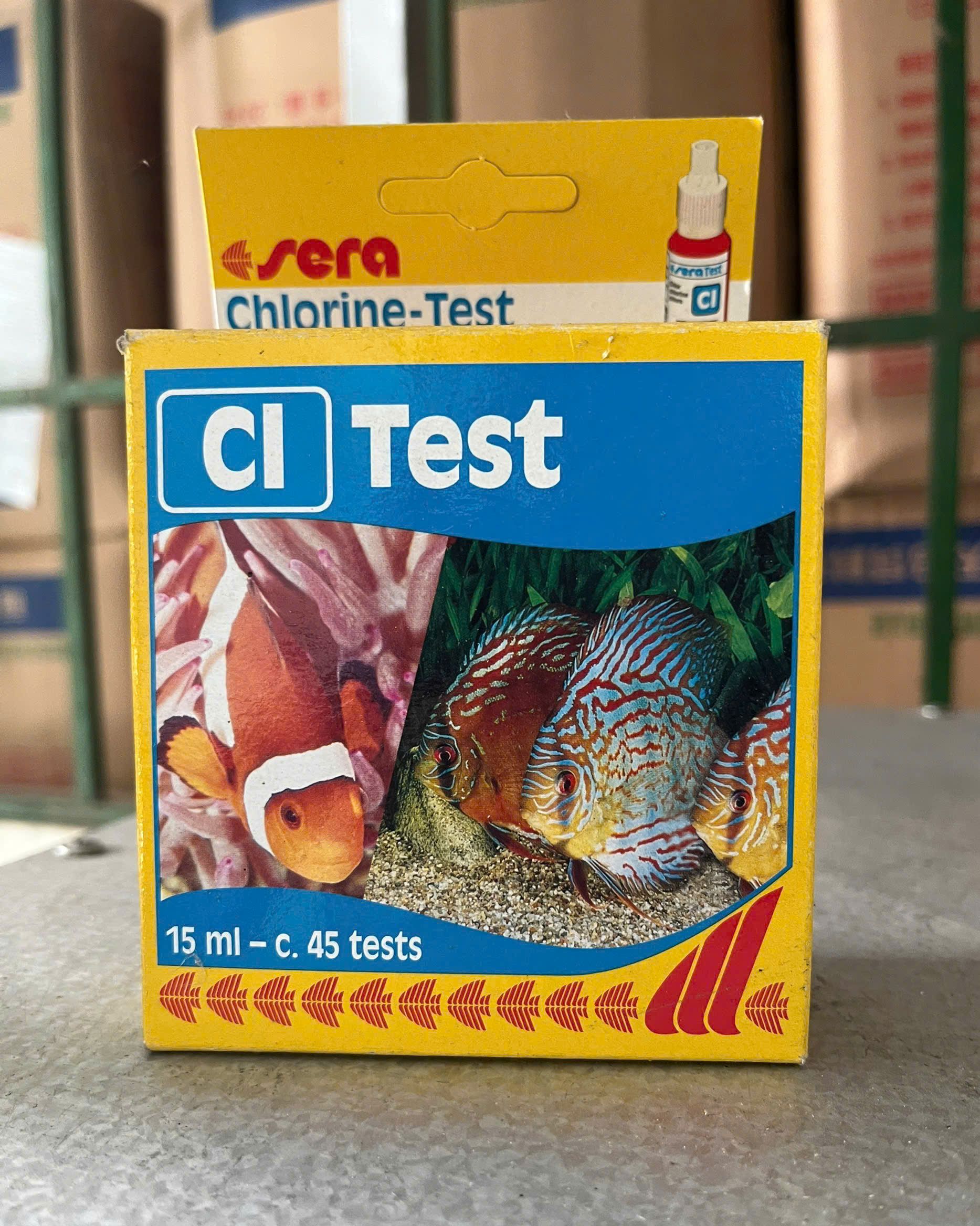 Bộ test Clo Sera Cl Test kiểm tra nồng độ clo trong nước thủy sản