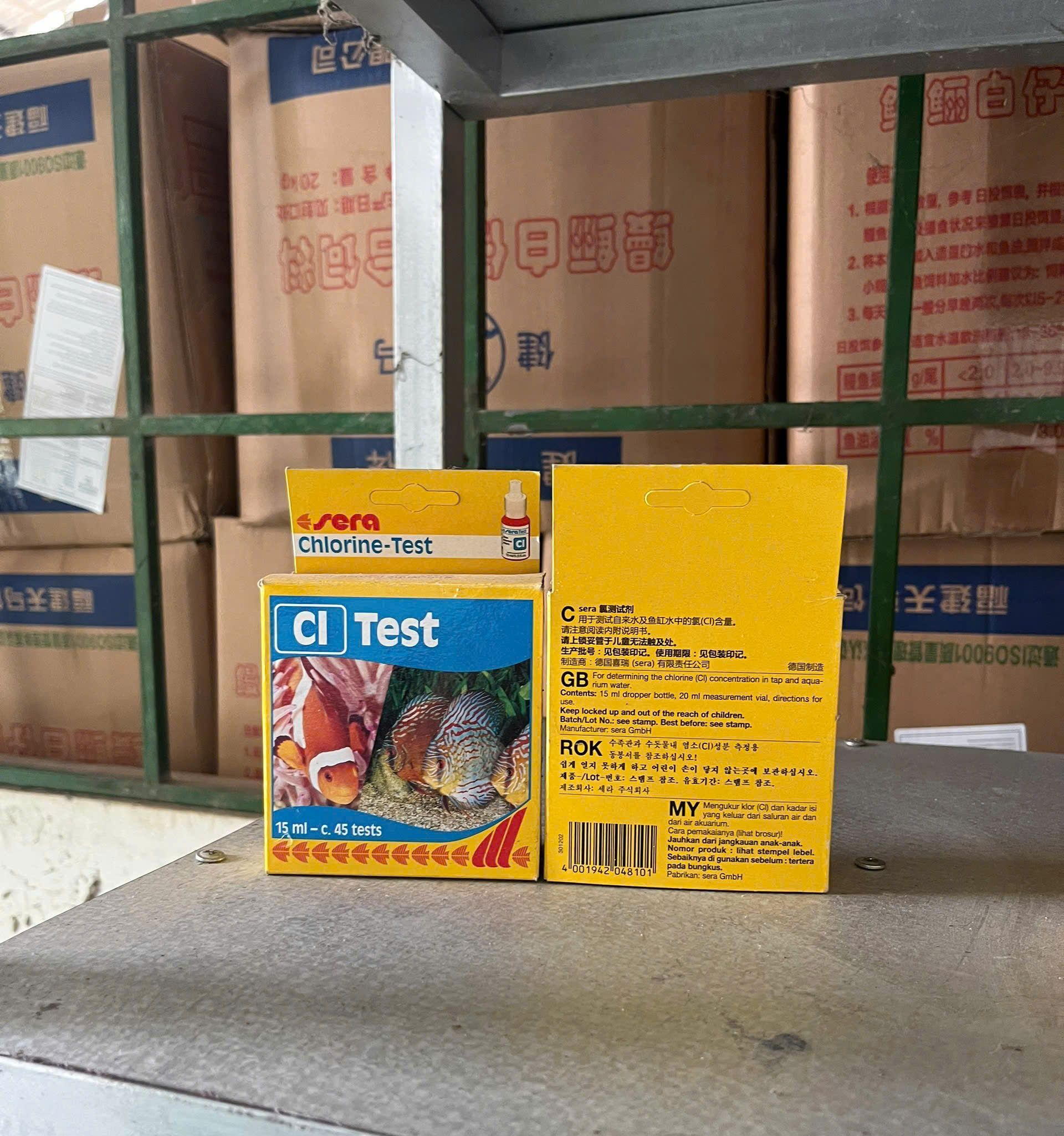 Bộ test clo nước Sera Cl Test đầy đủ phụ kiện