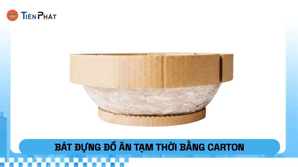 Bát đựng đồ ăn tạm thời